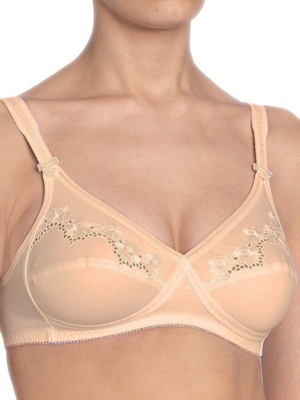 Σουτιέν Triumph Elasti Cross+Cotton N Μπεζ