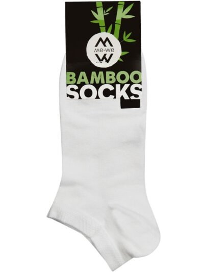 Κάλτσα Κοντή Bamboo MeWe  Λευκό