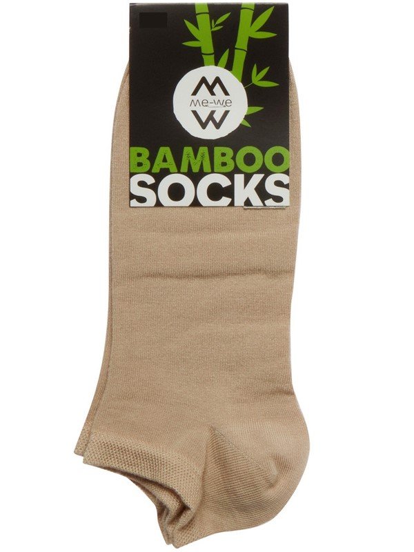 Κάλτσα Κοντή Bamboo MeWe Μπεζ