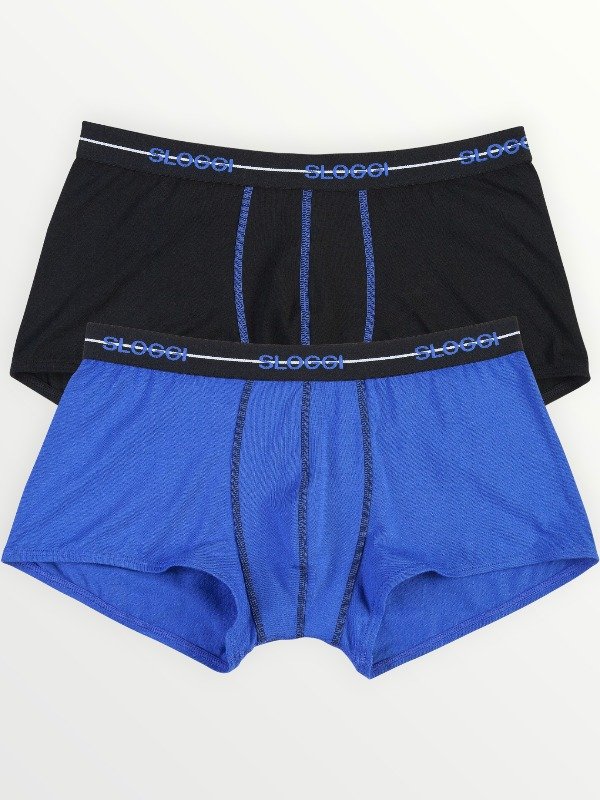 Boxer Sloggi Hipster 2 τεμ. Μαύρο/Ρουά - Image 3