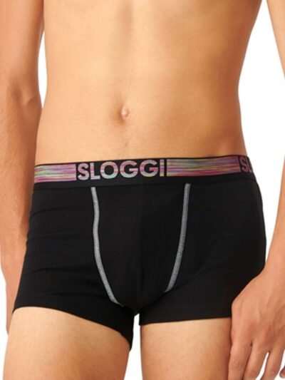 Alternative view of Boxer Sloggi Hipster 2 τεμ.  Μαύρο