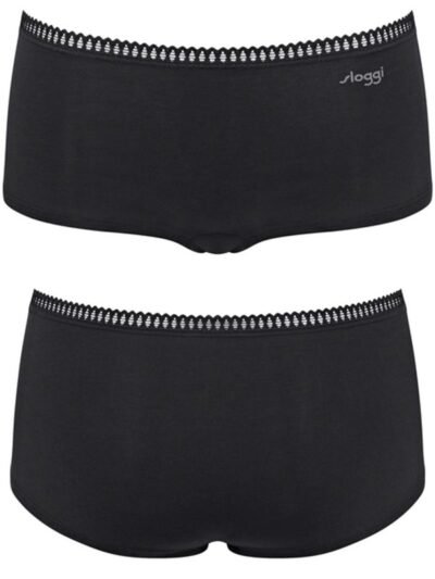 Alternative view of Sloggi Go Crush Short 3 τεμ. M008 Μπλε/Εμπριμέ/Μαύρο