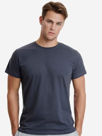 T-Shirt Βαμβακερό Walk  Ανθρακί