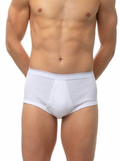Slip classic ύφανση ριγέ Mινέρβα Λευκό