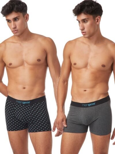 Boxer Μινέρβα Mengear 2 τεμ.  Μαύρο/Ανθρακί