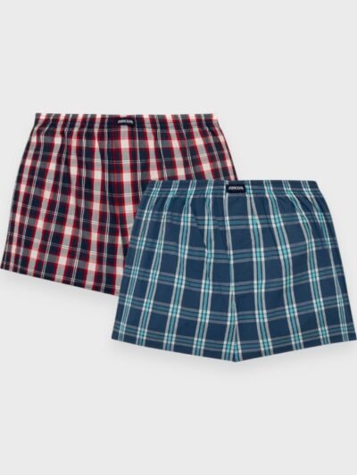 Boxer ύφασμα Μινέρβα 2 τεμ.  MARIN RED-RAF