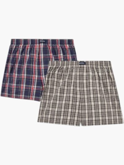 Boxer ύφασμα Μινέρβα 2 τεμ.  NAVY-GREY