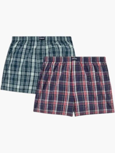 Boxer ύφασμα Μινέρβα 2 τεμ.  NAVY-CIEL
