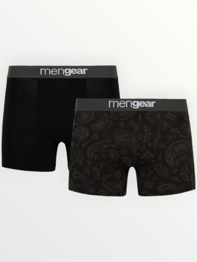 Boxer Μινέρβα Mengear 2 τεμ.  Μαύρο/Ανθρακί