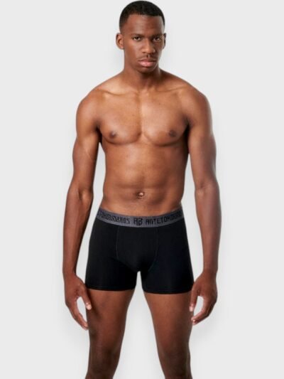 Alternative view of Boxer Antetokounbros 2 τεμ.  Ανθρακί/Μαύρο
