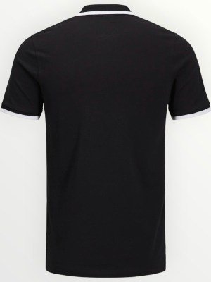 Μπλούζα Βαμβακερή Polo Projekt Produkt  Μαύρο - Image 4