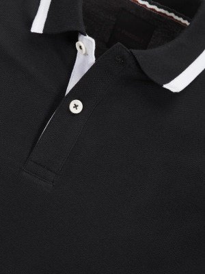 Μπλούζα Βαμβακερή Polo Projekt Produkt  Μαύρο - Image 3