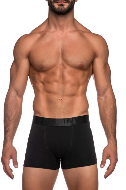 Ανδρικά Boxer Inizio 2 τεμ. Mαύρο/Mαύρο(Τζιν) - Image 2