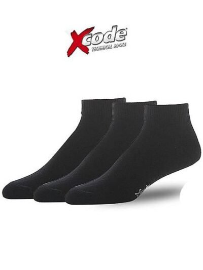 Αθλητικές κάλτσες Ημίκοντες 3 ζεύγη Χcode  Μαύρο