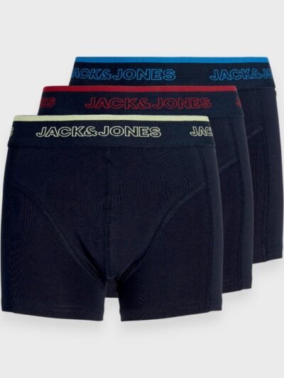Boxer παιδικά Jack & Jones 3 τεμ.  Μαύρο