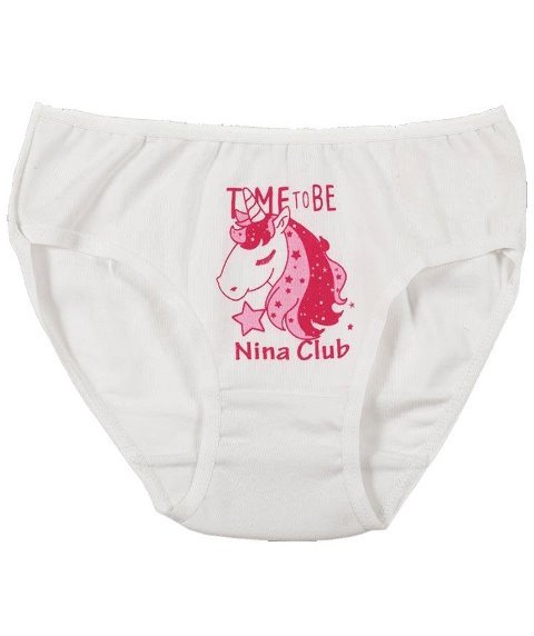 Κυλοτάκι Παιδικό βαμβακερό Nina Club Λευκό