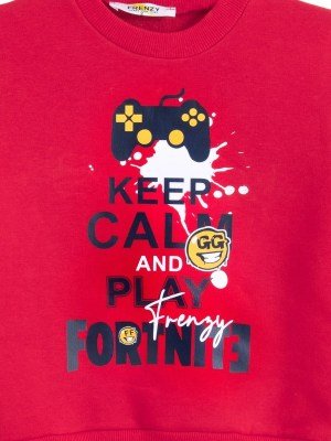 Σετ Φόρμας Αγόρι Frenzy 2-8 ετών Κόκκινο/Μαρίν - Image 3