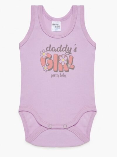 Alternative view of Κορμάκι Βρεφικό Αμάνικο Pretty Baby   Ροζ