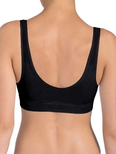 Alternative view of Mπουστάκι βαμβακερό Sloggi  Double Comfort Top  Μαύρο